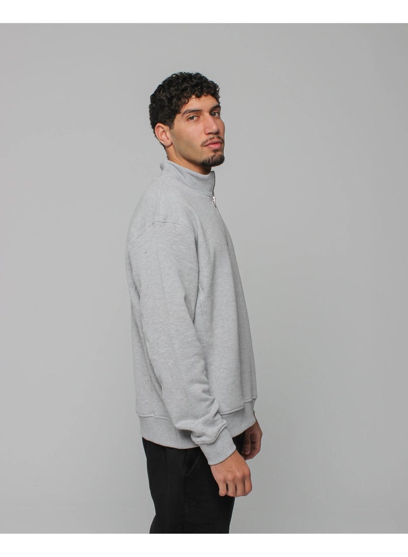Basic Look Quarter zip Milton Sweatshirt - Image 2